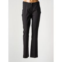 ANNA MONTANA - Pantalon slim marron en polyester - Femme - Taille 38 - Modz