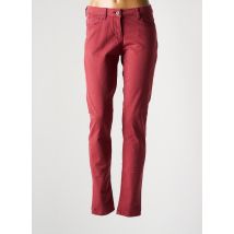 SANDWICH - Pantalon slim rose en coton - Femme - Taille 46 - Modz