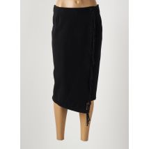 MOKI B - Jupe mi-longue noir en acrylique - Femme - Taille 40 - Modz