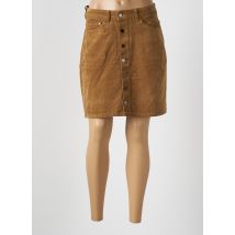 KALISSON - Jupe courte marron en coton - Femme - Taille 36 - Modz