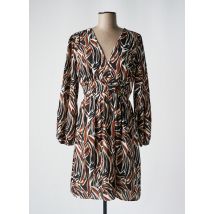 MAELLE - Robe mi-longue marron en polyester - Femme - Taille 40 - Modz