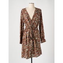 M & G MONOGRAM - Robe mi-longue marron en polyester - Femme - Taille 38 - Modz