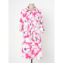 CHRISTY - Robe mi-longue rose en polyester - Femme - Taille 42 - Modz