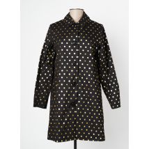 HIPPOCAMPE - Trench noir en coton - Femme - Taille 38 - Modz