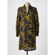 KAFFE - Robe mi-longue noir en viscose - Femme - Taille 38 - Modz