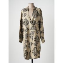 NÜ - Robe mi-longue beige en viscose - Femme - Taille 42 - Modz
