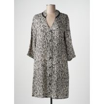 DANEVA - Robe mi-longue noir en viscose - Femme - Taille 40 - Modz