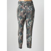 NÜ - Pantalon droit gris en polyester - Femme - Taille 38 - Modz