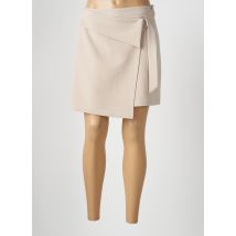 YAYA - Jupe courte beige en polyester - Femme - Taille 34 - Modz