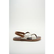 PALLADIUM - Sandales/Nu pieds marron en cuir - Fille - Taille 34 - Modz