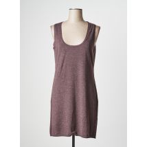 PLACE À PART - Robe mi-longue marron en acrylique - Femme - Taille 38 - Modz