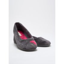 CM CONFORT - Chaussons/Pantoufles gris en textile - Femme - Taille 36 - Modz