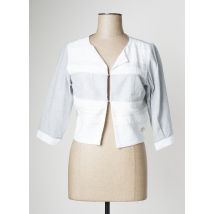 CINZIA CALDI - Gilet manches longues gris en coton - Femme - Taille 42 - Modz