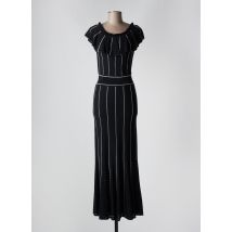 JOSEPH RIBKOFF - Robe longue noir en viscose - Femme - Taille 36 - Modz