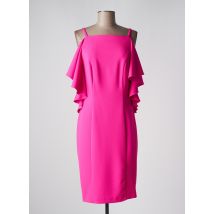 JOSEPH RIBKOFF - Robe mi-longue rose en polyester - Femme - Taille 42 - Modz