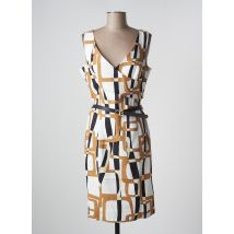 CAROLINE BISS - Robe mi-longue beige en coton - Femme - Taille 40 - Modz