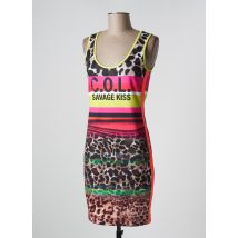 SPORTALM - Robe courte marron en polyester - Femme - Taille 40 - Modz