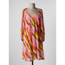 MÊME ROAD - Robe mi-longue rose en viscose - Femme - Taille 42 - Modz
