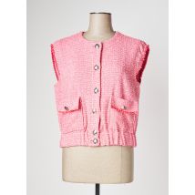 CAROLINE BISS - Veste casual rose en coton - Femme - Taille 42 - Modz