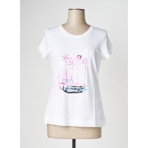SPORTALM - Top blanc en coton - Femme - Taille 44 - Modz