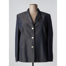 DELMOD - Blazer gris en merinos - Femme - Taille 50 - Modz