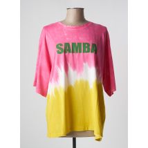 MÊME ROAD - T-shirt rose en coton - Femme - Taille 42 - Modz