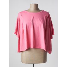 MÊME ROAD - T-shirt rose en coton - Femme - Taille 44 - Modz