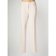 BASLER - Pantalon droit beige en acetate - Femme - Taille 44 - Modz