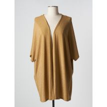 LE CHAT - Gilet manches longues marron en polyester - Femme - Taille 38 - Modz