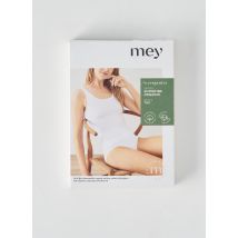 MEY - Top/Caraco beige en coton - Femme - Taille 44 - Modz