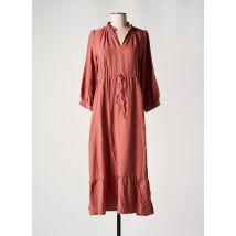 VINTAGE LOVE - Robe longue rose en viscose - Femme - Taille 36 - Modz