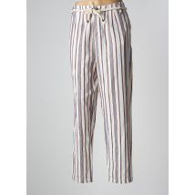 PAKO LITTO - Pantalon droit beige en coton - Femme - Taille 42 - Modz