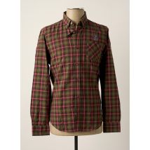 DELAHAYE - Chemise manches longues vert en coton - Homme - Taille S - Modz
