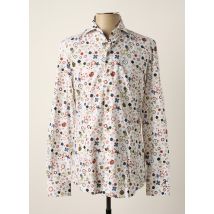 R2 AMSTERDAM - Chemise manches longues blanc en coton - Homme - Taille M - Modz