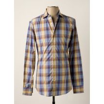 BELLONI - Chemise manches longues bleu en coton - Homme - Taille S - Modz