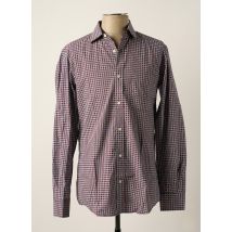 BELLONI - Chemise manches longues rouge en coton - Homme - Taille S - Modz