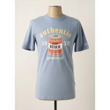 DELAHAYE - T-shirt bleu en coton - Homme - Taille M - Modz