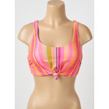 WATERCULT - Haut de maillot de bain rose en polyester - Femme - Taille 42 - Modz
