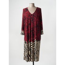 YOEK - Robe mi-longue rouge en polyester - Femme - Taille 42 - Modz