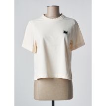 TRENDSPLANT - T-shirt beige en coton - Femme - Taille 34 - Modz