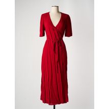 COMPTOIR DES COTONNIERS - Robe longue rouge en viscose - Femme - Taille 34 - Modz