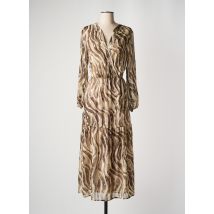 BURTON - Robe longue beige en polyester - Femme - Taille 36 - Modz