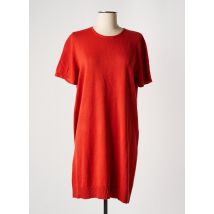 RODIER - Robe pull orange en coton - Femme - Taille 40 - Modz