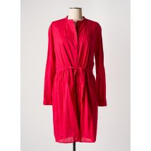 COMPTOIR DES COTONNIERS - Robe mi-longue rose en coton - Femme - Taille 38 - Modz
