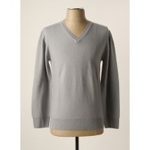 MONTAGUT - Pull gris en merinos - Homme - Taille S - Modz