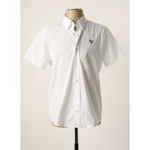 BARBOUR - Chemise manches courtes blanc en coton - Homme - Taille M - Modz