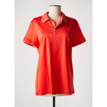 MONTAGUT - Polo orange en coton - Femme - Taille 38 - Modz