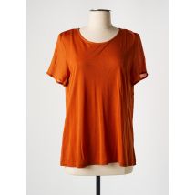 COMPTOIR DES COTONNIERS - T-shirt orange en lyocell - Femme - Taille 36 - Modz