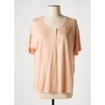 COMPTOIR DES COTONNIERS - T-shirt rose en lin - Femme - Taille 38 - Modz
