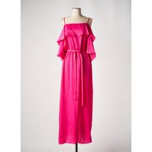 CLOUDS OF FASHION - Robe longue rose en polyester - Femme - Taille 40 - Modz